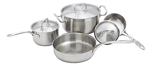 Juego De Utensilios De Cocina De Acero Inoxidable 7 Piezas