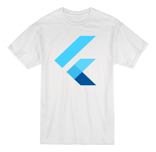 Camiseta Algodón Manga Corta Logo Central Flutter