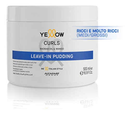 Leave In Pudding Yellow Curls 500ml Cachos