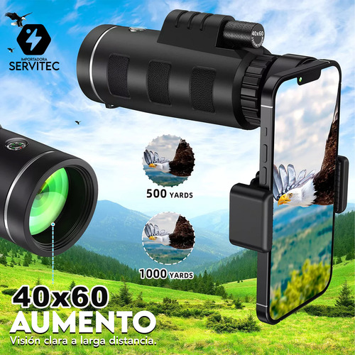 Telescopio Para Celular Con Tripode Super Zoom