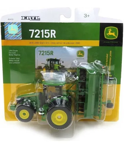 Tractor Coleccion Taladro De Grano John Deere Ertl 7215r Ori