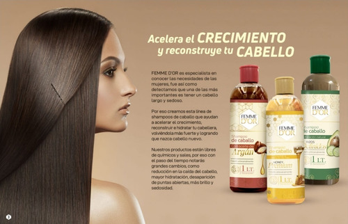 Caja De 25 Shampoos Femme D´or + Envío Gratis