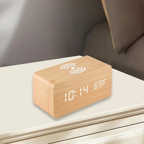 Reloj Digital Reloj Electrónico Brillo Ajustable Reloj