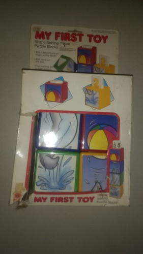 Antiguo Juego Didactico Para Bebes,my First Toy.año 1992