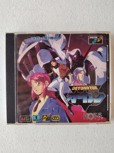 Detonator Orgun Mega Cd Original Japonês Sega + Nf Raro