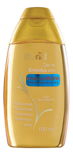 Kit Com 6 Unidades Óleo Corporal De Amêndoas 100ml Muriel