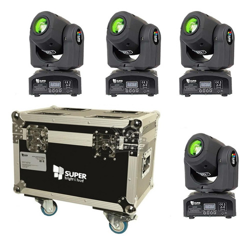 4 Cabezas Micro Spot Laser Super Bright & Loud