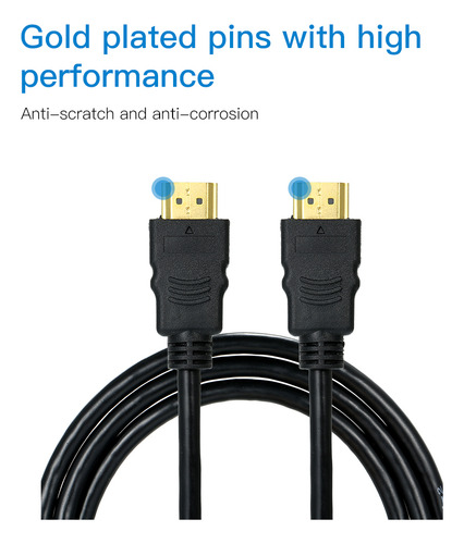 Kkl Cable Hd Line Hd Line De 1,5 M, 3 Mini+, Adaptador 1 Hd