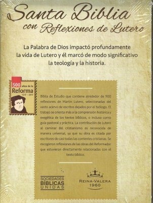 Santa Biblia Con Reflexiones De Lutero 