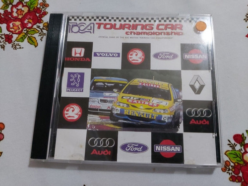 Toca Touring Car Championship Ps1 Patch Prensado Prateado D2