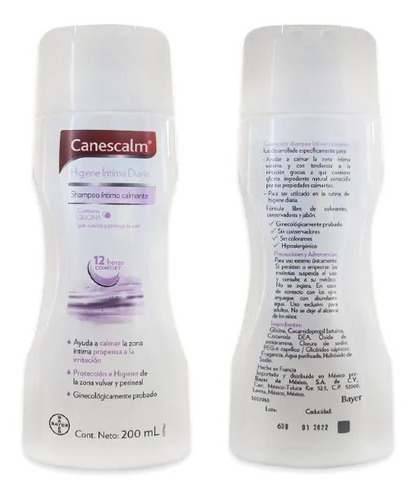 Canescalm Shampoo Intimo Calmante Contiene Glicina 200ml