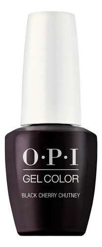 Opi Gelcolor Black Cherry Chutney Semipermanente 15 Ml Color Black cherry chutney