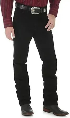 Pantalon Wrangler 933sewk Negro Slim Fit 38x34