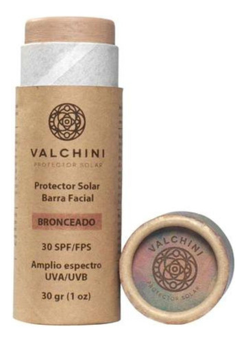Protector Solar Barra Facial Bronceado Premium Fps30 Valchini