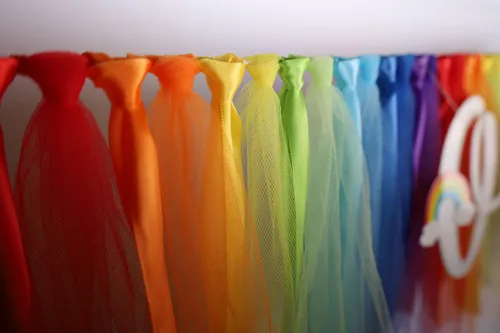 Decoracion De Cumpleanos Arcoiris Para Bebes