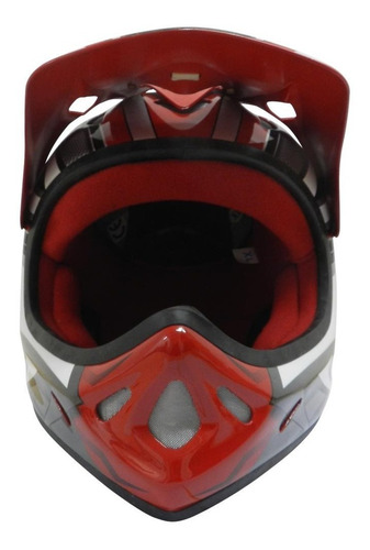 Capacete Bicicleta Calypso Attack Pro Full Race Xl Verm.