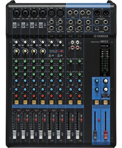 Mesa De Som Yamaha Mg12 12 Canais 110v