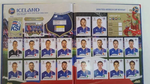 Álbum Panini Copa 2018 Completo Figuras Coladas Capa Dura