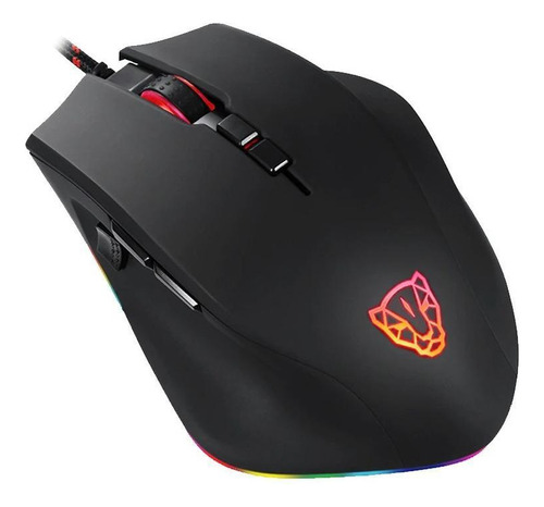 Mouse Gamer Motospeed V80 Preto Rgb Com Macro