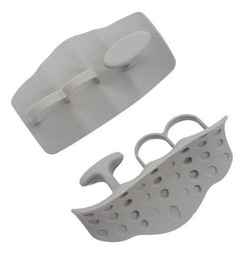2 Piezas Guiones De Gimnasia Para Guantes De Gris