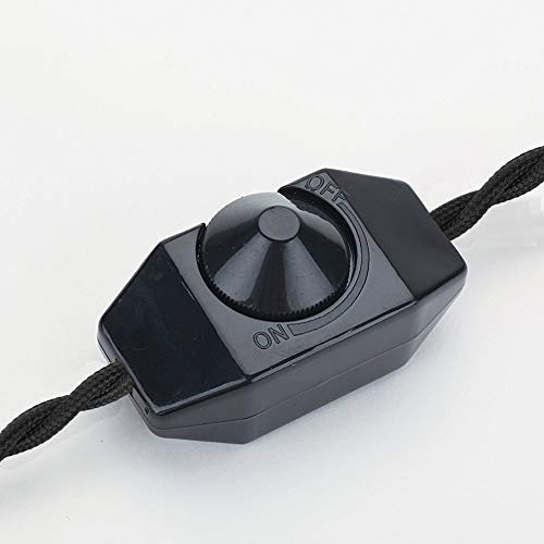 Fio Trançado Fsliving De 5,9 Pés Com Corda Dimmer Preta, 10