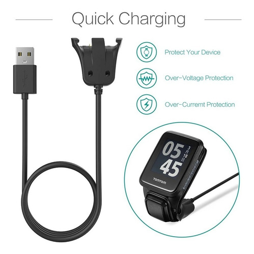 Cable Usb Para Tomtom Runner 2 3 / Spark 1 3 / Golfer 2