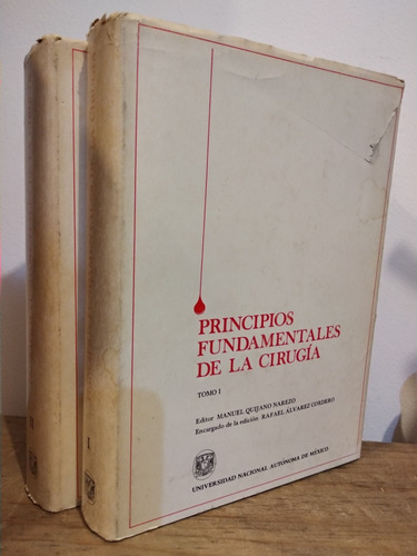 Principios Fundamentales De La Cirugía 2 Tomos Quijano Narez