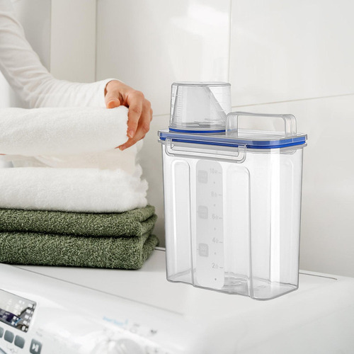 Para Dispensador De Detergente Para Ropa, Tapa Sellada,