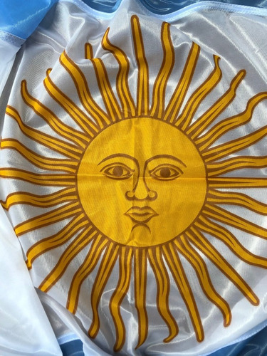 Imagen 2 de 3 de Bandera Argentina De Flameo 140x224cms * Oficial * Reforzada