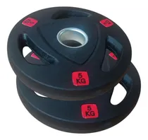 Comprar Par Discos Olímpicos Pesas 5 Kg Forrada