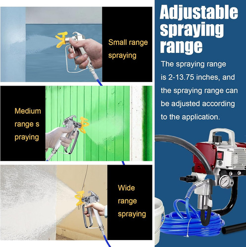 Equipo De Pintura Airless 1.700 W 2.3 Lpm 3200 Psi Profesion