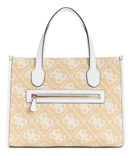 Guess Bolso Tote Ruma Con Doble Compartimento, Logotipo