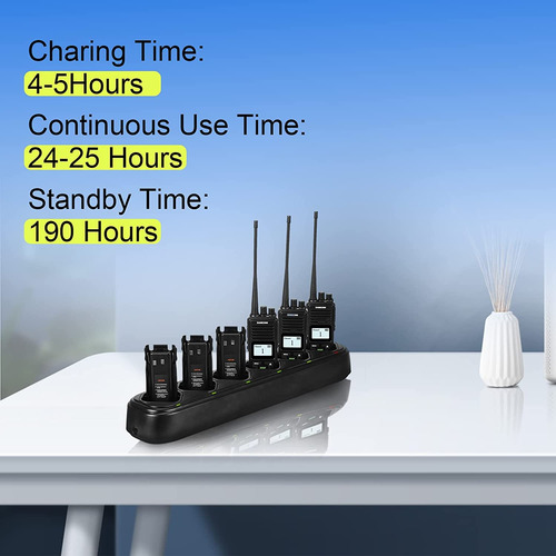 Walkie Talkies Recargables 3000 Mah Bidireccionales Premium