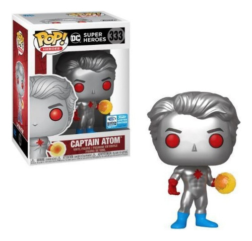 Funko Pop! Dc Super Heroes Captain Atom 333 Exclusivo