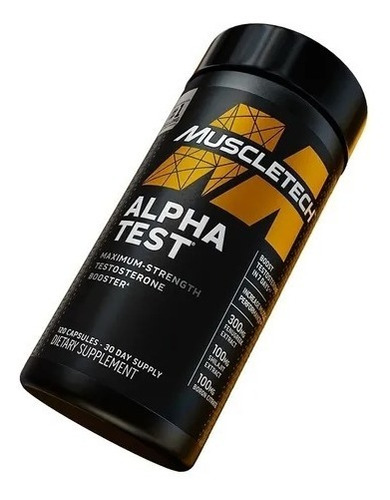 Alpha Test 120 Cápsulas Precursor Muscletech - Tienda Física