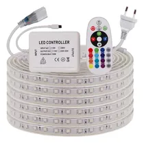 Comprar Manguera Cinta Tira Led Rgb Control Remoto Fuente 100 Metros