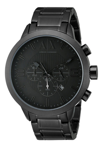 Reloj Hombre Armani Exchange Ax1277 Cuarzo Pulso Negro En