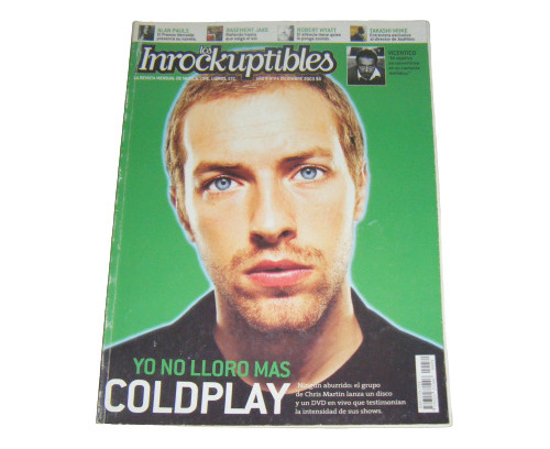 Revista Los Inrockuptibles N° 74 Coldplay - Diciembre 2003