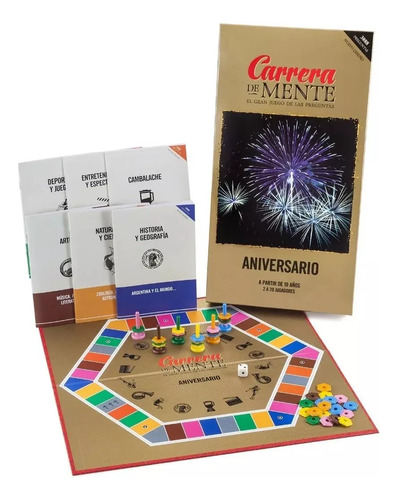 Juego De Mesa Carrera De Mente Aniversario 2017 Ruibal