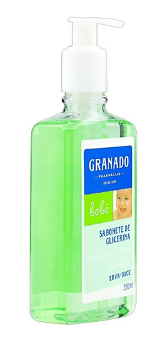 Sabonete Líquido De Glicerina Granado Bebê 250 Ml Erva-doce