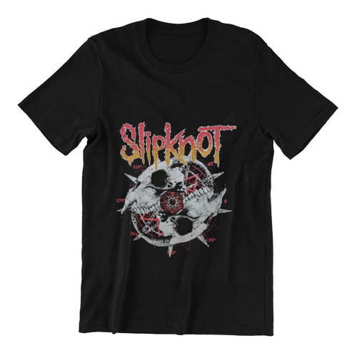 Polera Unisex Slipknot Metal Musica Angulo Estampado Algodon