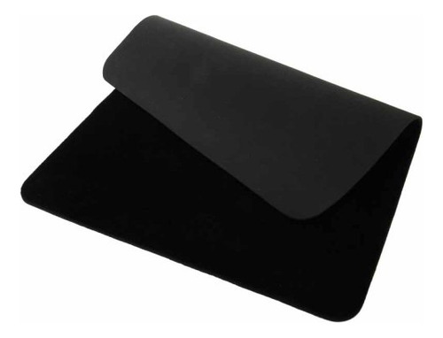 Tapete Profesional De Póquer Negro De Terciopelo 42 X 32 Cm Color