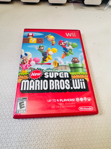 New Super Mario Bros Wii 100% Original Completíssima (Usado)