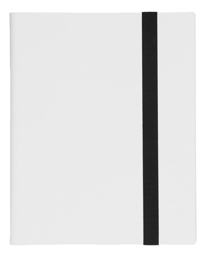 Cartulina Blanca, 20 Páginas, 9 Bolsillos, Tapa De Color De