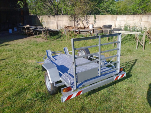 Trailers Con Rampas Para Motos / Cuatriciclo Para 350 Kg