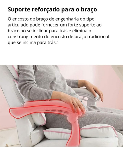 Cadeira De Escritório Luxo Presidente Alto Padrão Executivos Bege