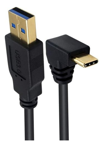 Cable Usb A Usb C A 90 Grados, Cable De 5 Pies Usb 3.0 Tipo