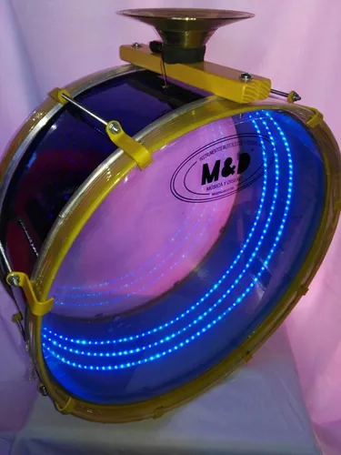 comprar Bombo De Murga De 24 Con  Led Y Platillos