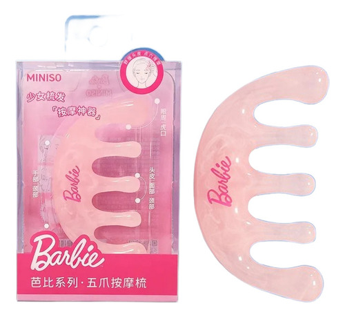 Peine De Masaje Miniso Barbie Con 5 Garras Con Forma De Meri