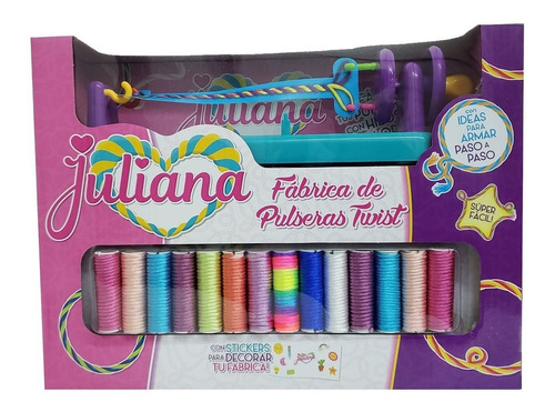 Fabrica De Pulseras Juliana Twist Con Stickers Toy Jul069